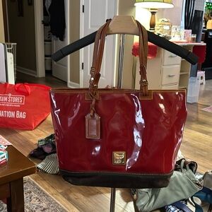 Dooney and Burke Red Patent Bag